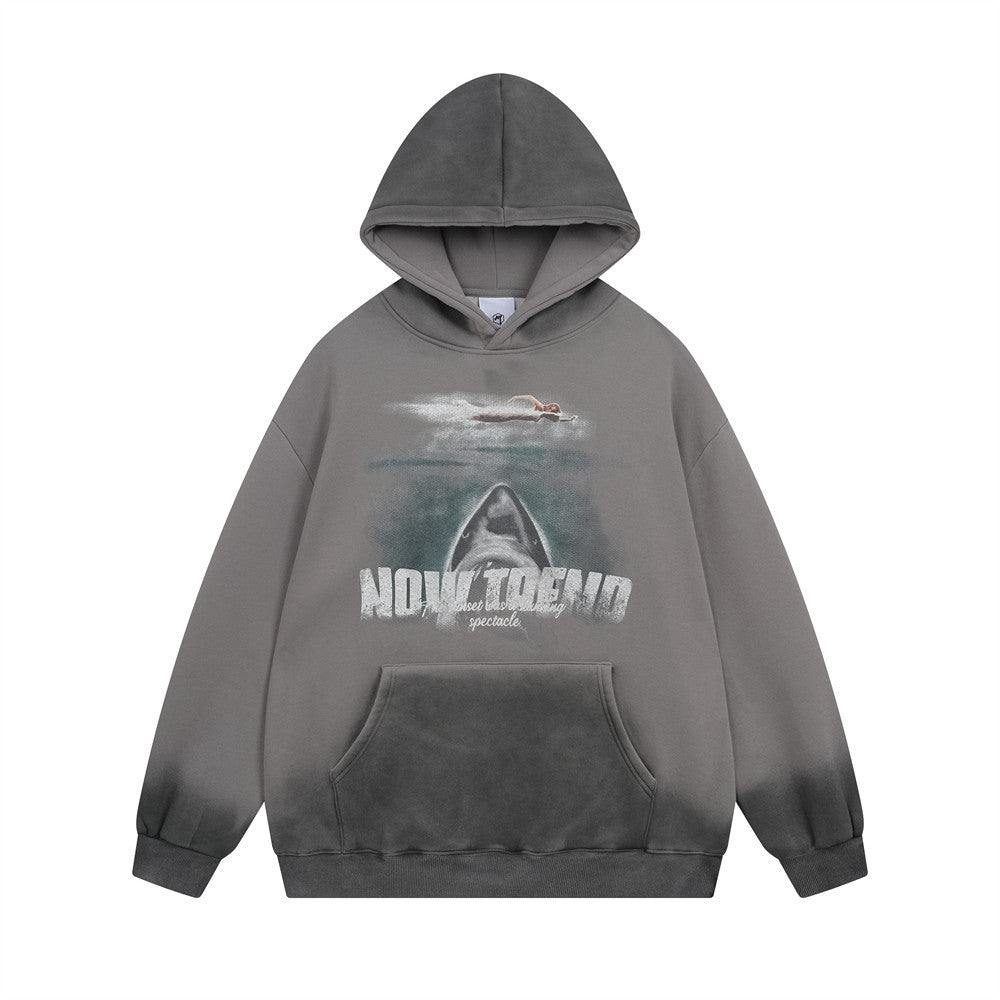 Tie Dye Gradient Brushed Hoody Men