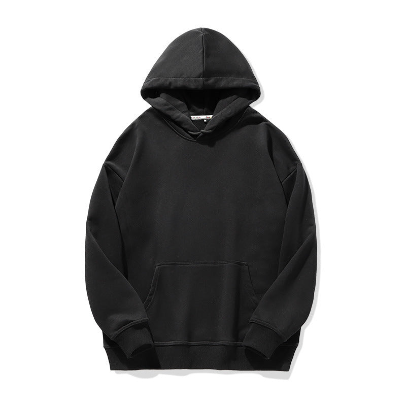 Solid Color Pullover Hoodie Autumn And Winter