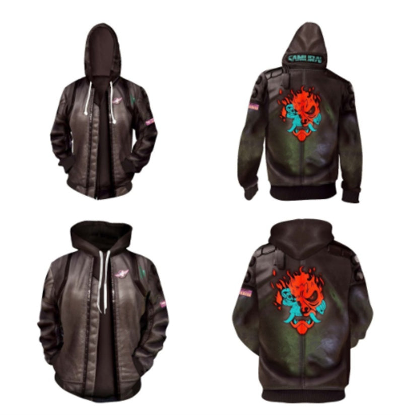 3D Digital Printed Casual Ladies Hoodie