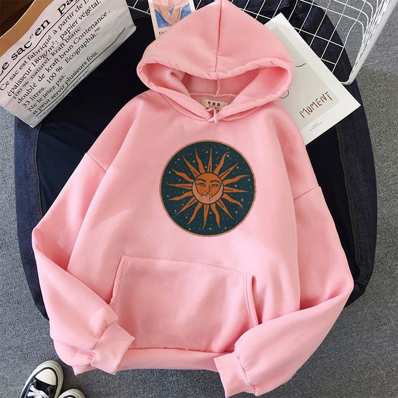 Sun And Moon Hooded Sweatshirt