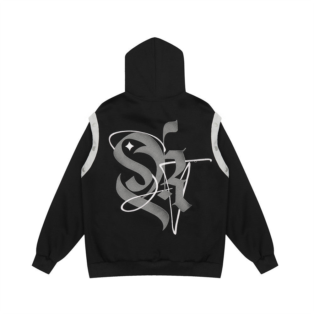 Fashion Letters Printed Hoodie