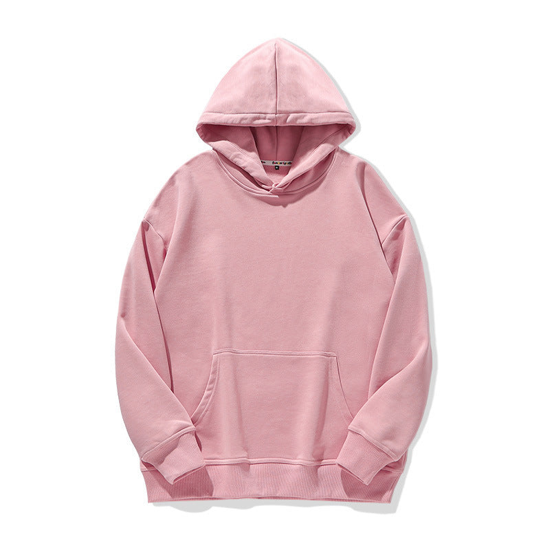 Solid Color Pullover Hoodie Autumn And Winter