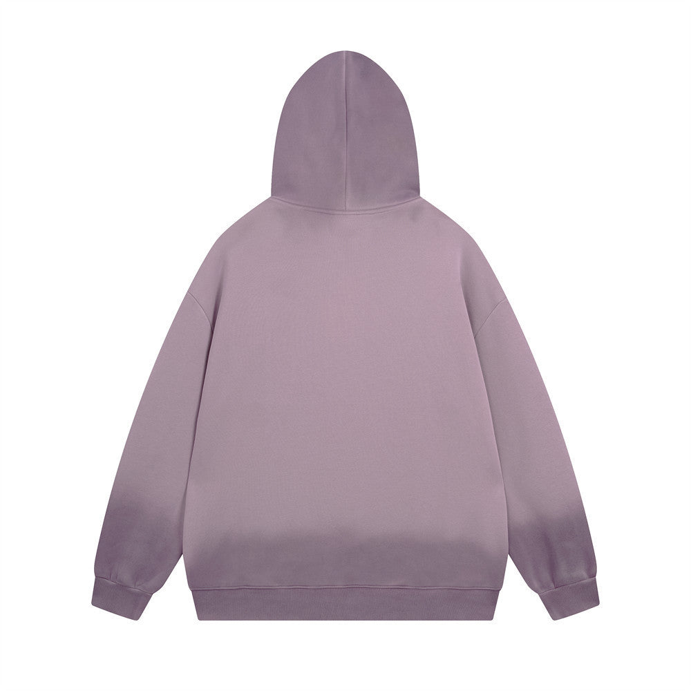 Tie Dye Gradient Brushed Hoody Men