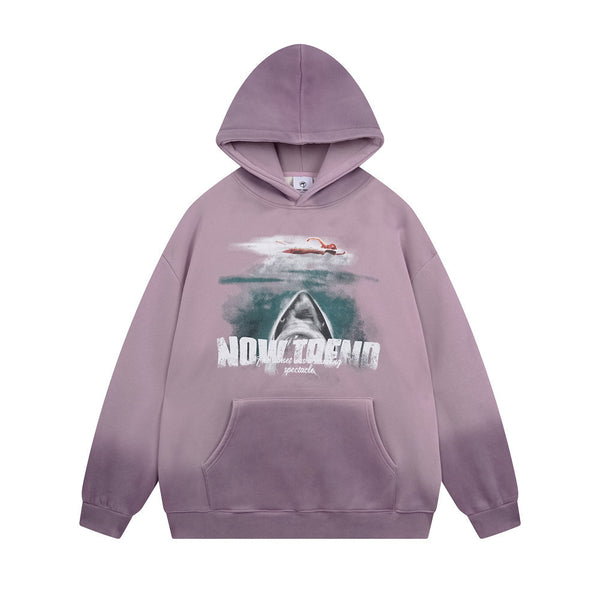 Tie Dye Gradient Brushed Hoody Men