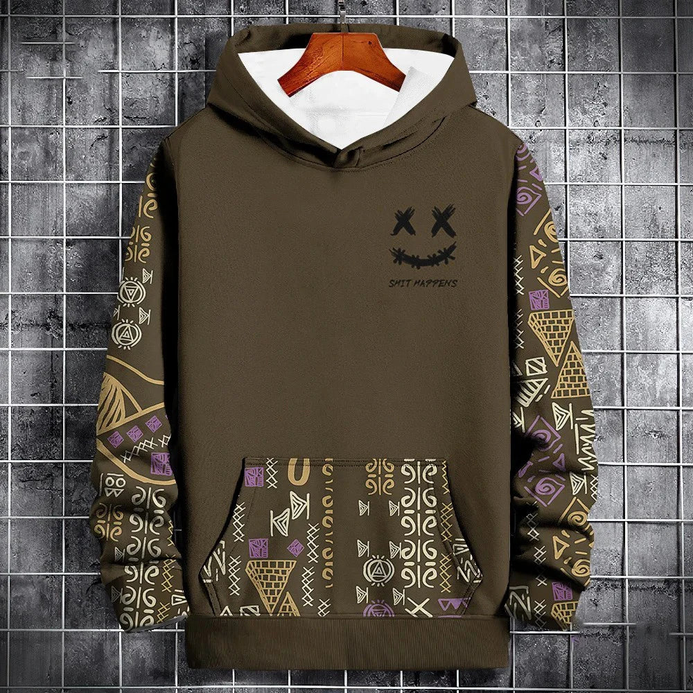 New Autumn Hoodie For Men 3d Ethnic Pattern