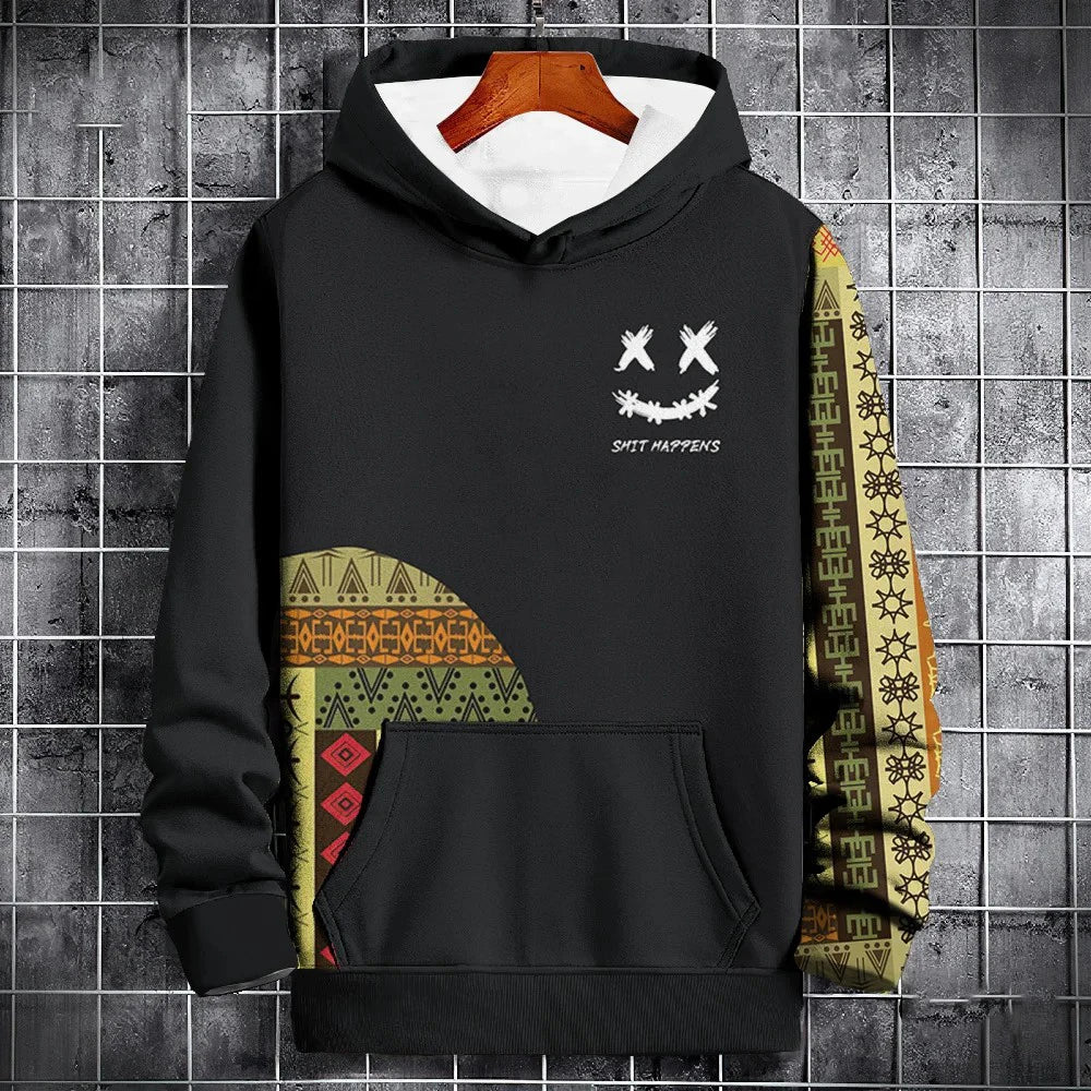 New Autumn Hoodie For Men 3d Ethnic Pattern